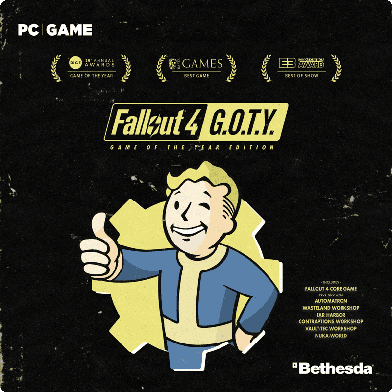 [Steam] Fallout 4 - Game Of The Year ARG
