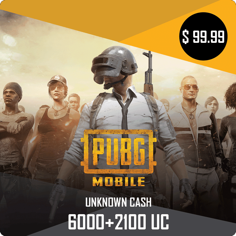 PUBG Pin 6000+2100 UC