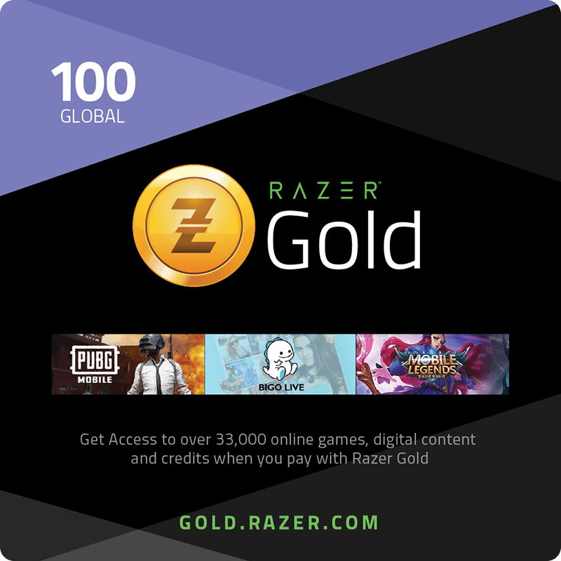 Razer Gold $100 Retail